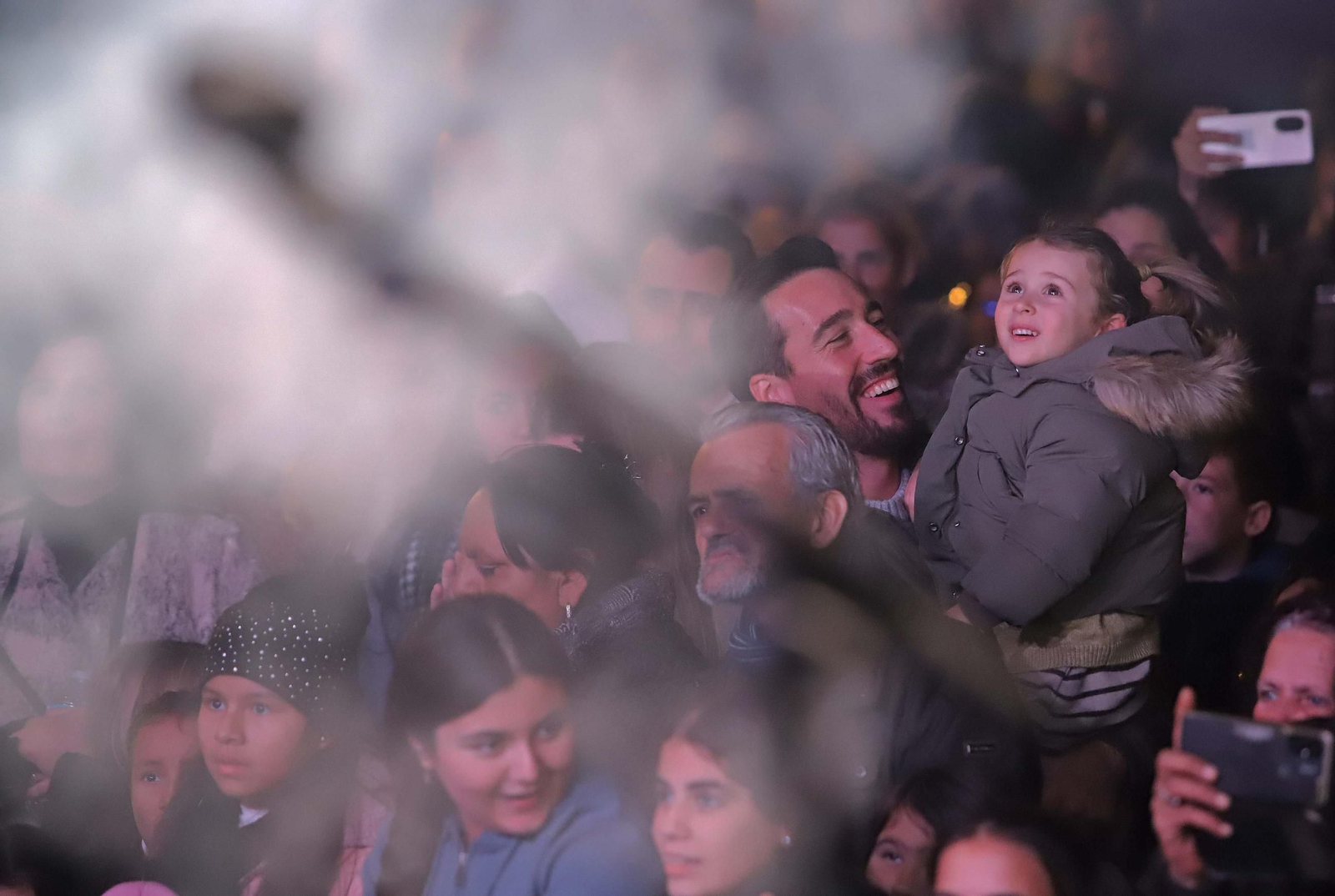 Fotos del encendido del alumbrado navideño en Algeciras