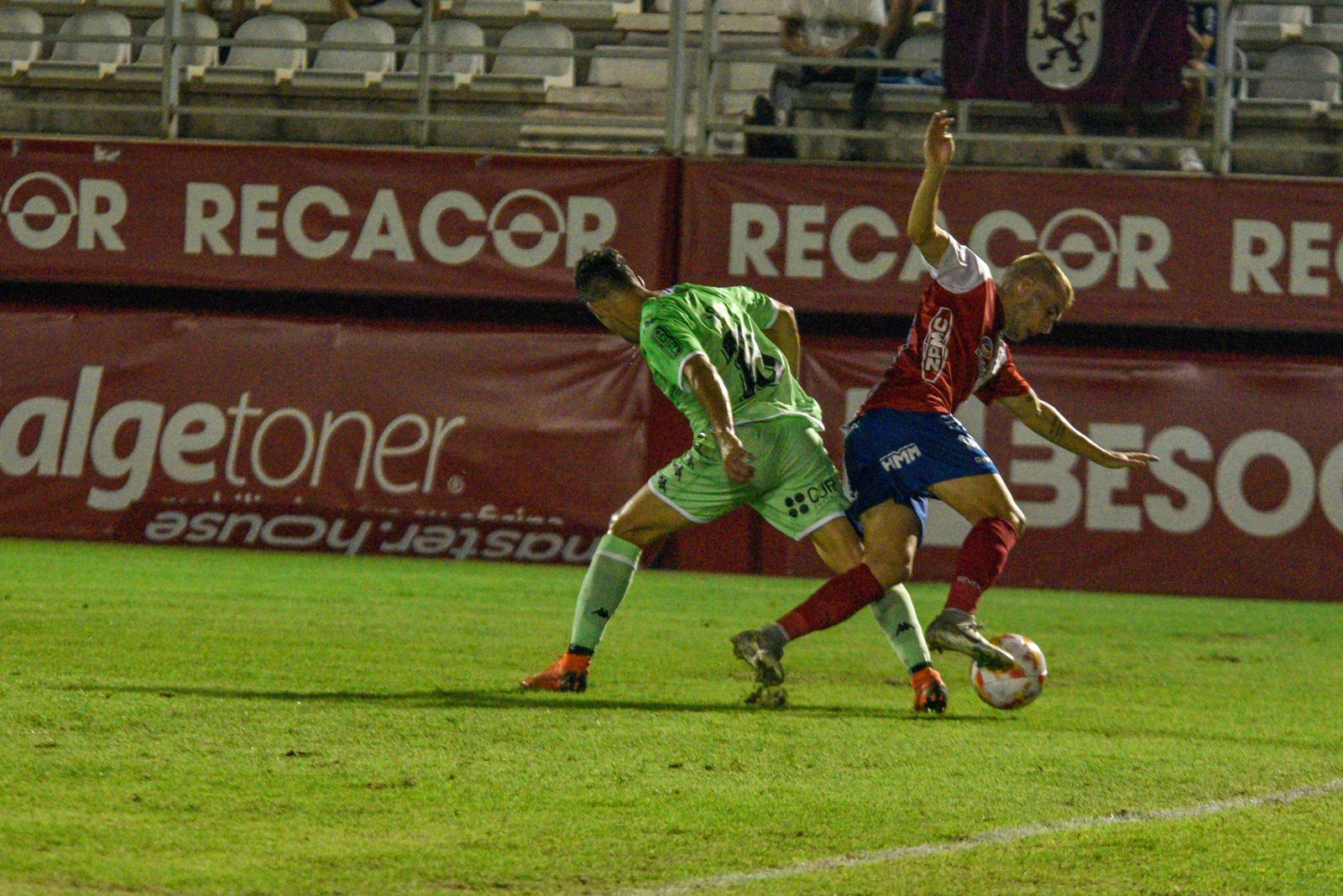 César García, en el partido ante la Cultural.