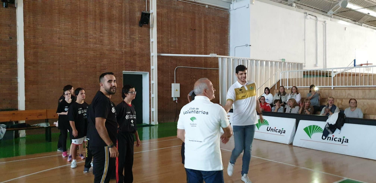 Las fotos de Down Málaga con el Unicaja en el programa One Team Las fotos de Down Málaga con el Unicaja en el programa One Team