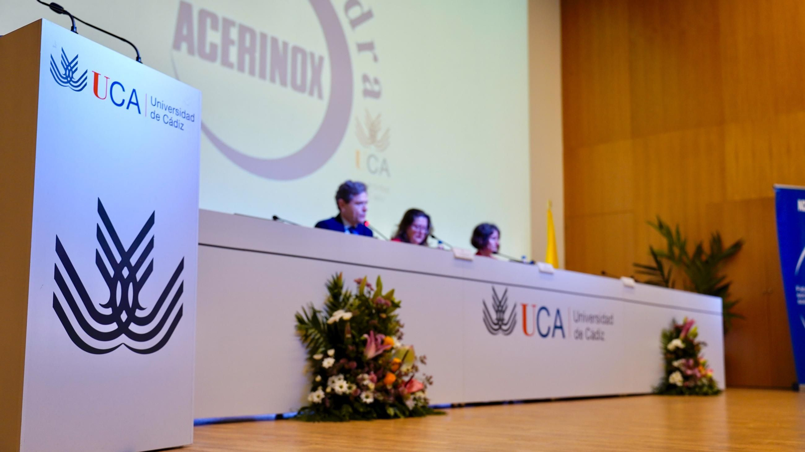 Fotos del inicio de las jornadas Cátedra Acerinox en la Escuela Técnica Superior de Ingeniería