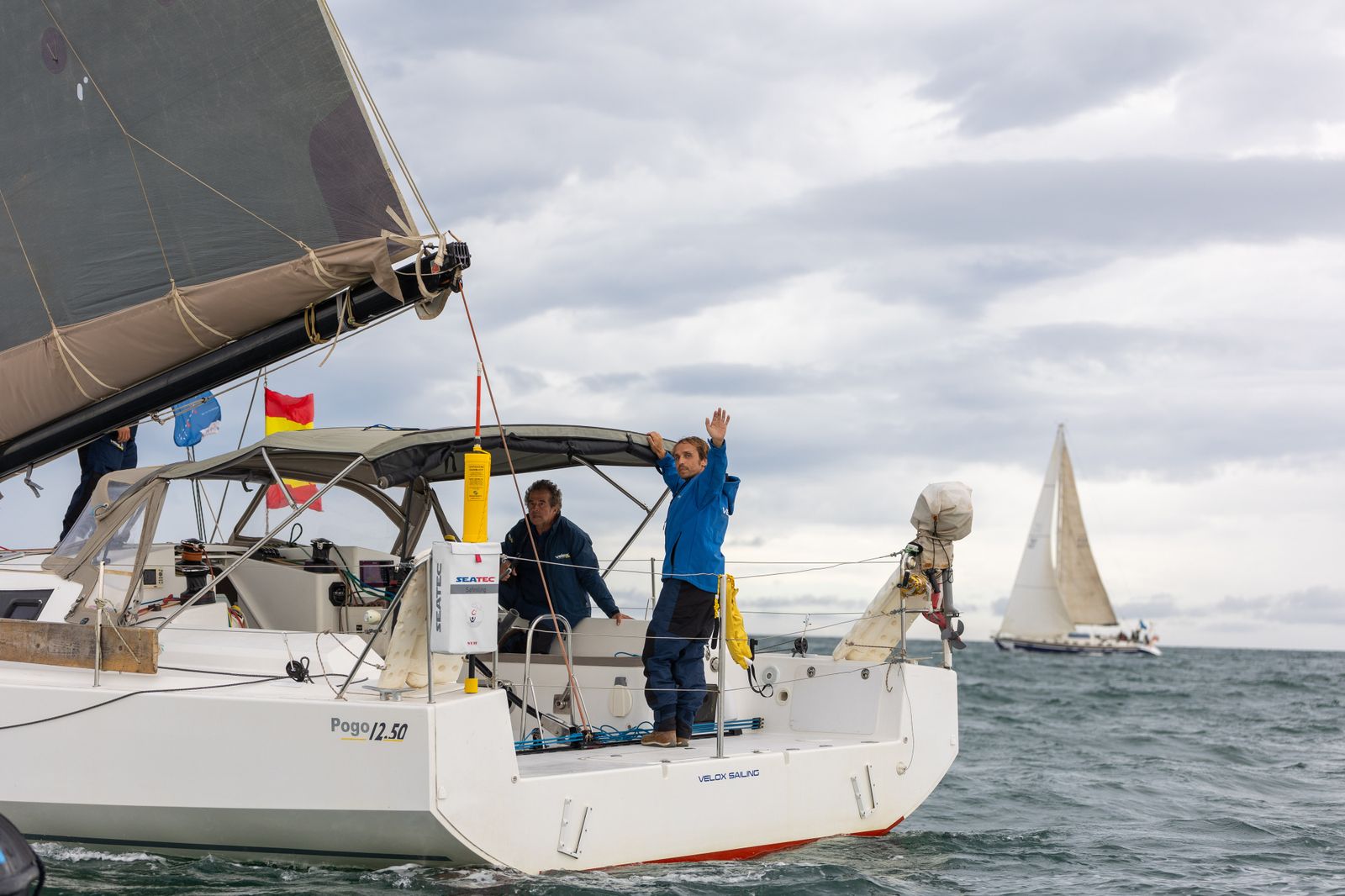 Imágenes de la partida de la Regata Oceánica Huelva-La Gomera