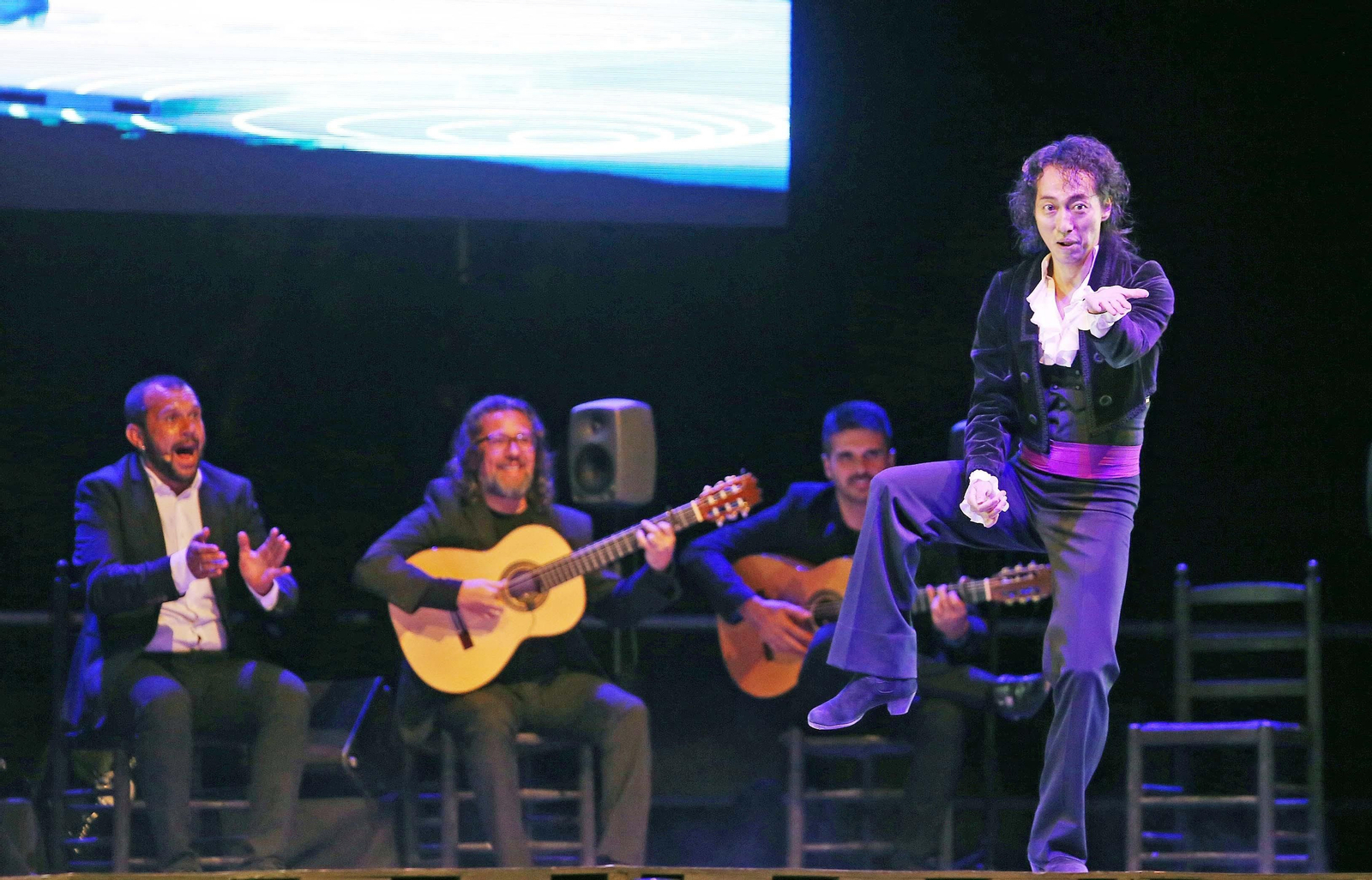 Hiroki Sato, más conocido como Hiro, durante un momento de su aparición por alegrías.