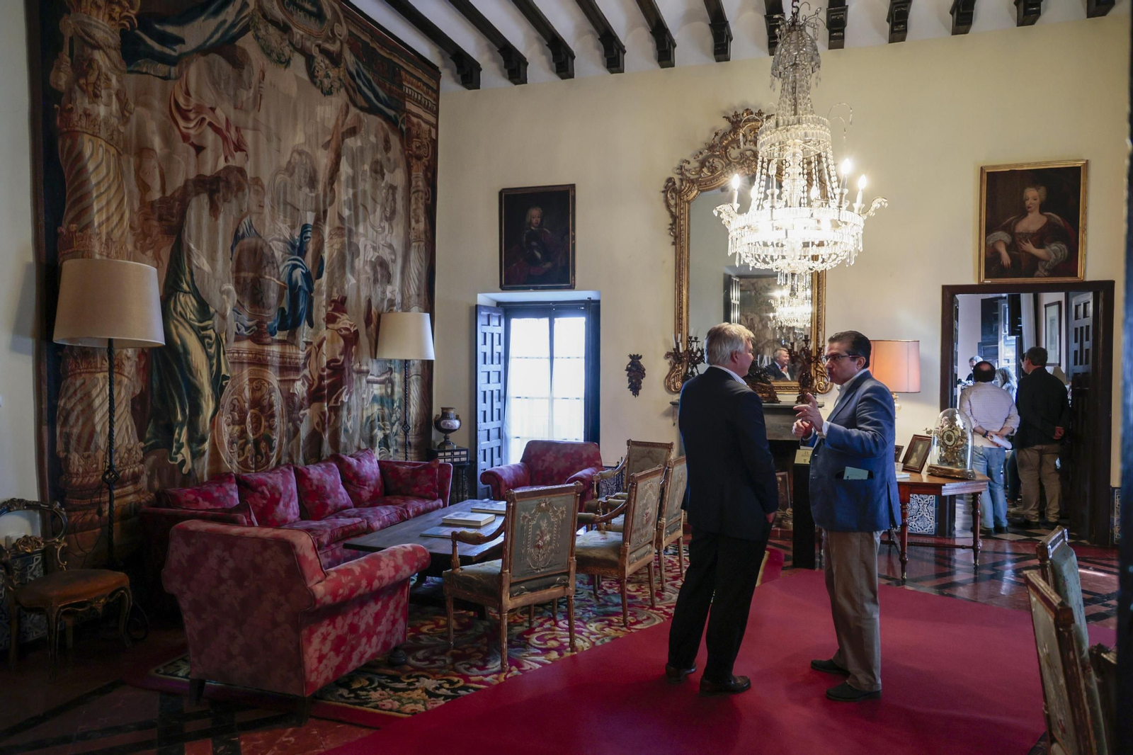 La visita al Palacio Bucarelli en imágenes