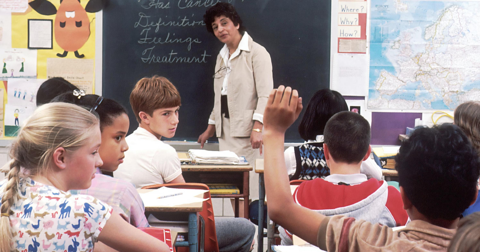 Una clase en el extrranjero.