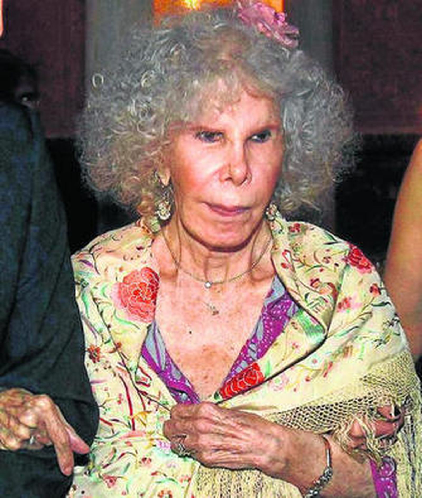 Primer plano de Cayetana Fitz-James Stuart.