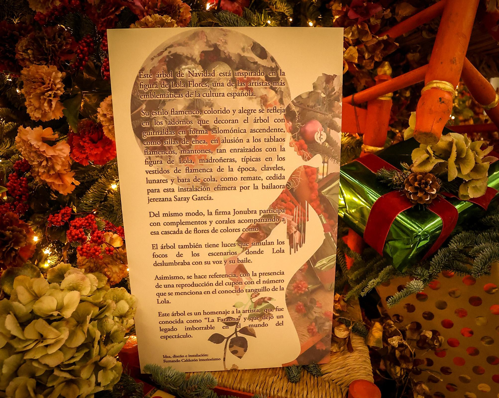 Espectacular decoración navideña del Hotel Casa Palacio María Luisa de Jerez