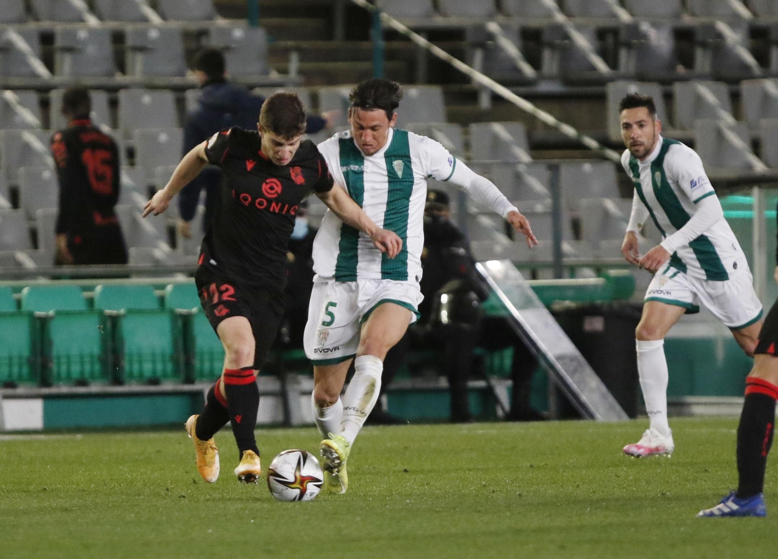 Las fotografías de la derrota del Córdoba CF ante la Real Sociedad en Copa del Rey