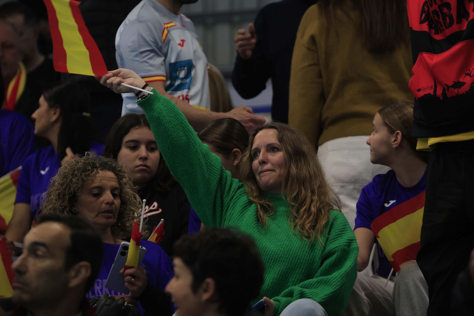 Búscate en el Juan Carlos Mateo de Algeciras durante el España-Austria del preeuropeo  femenino