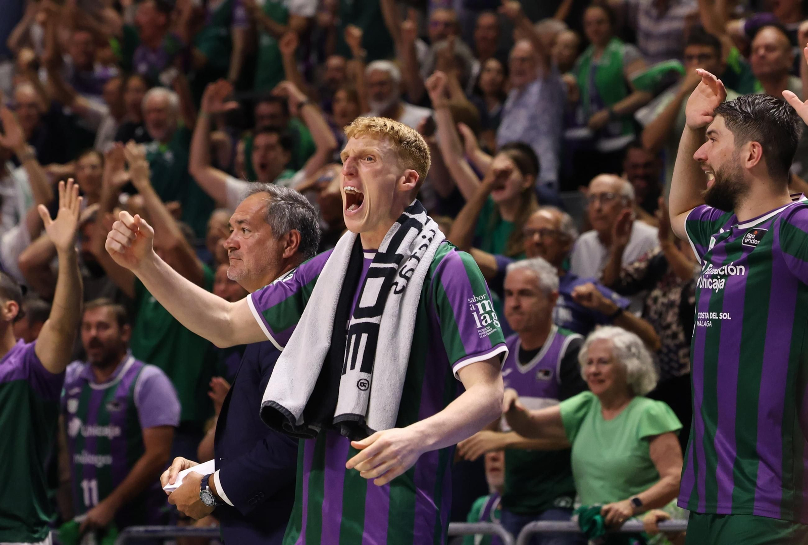 Las fotos del Unicaja-Barcelona, primer partido del play off de la Liga Endesa