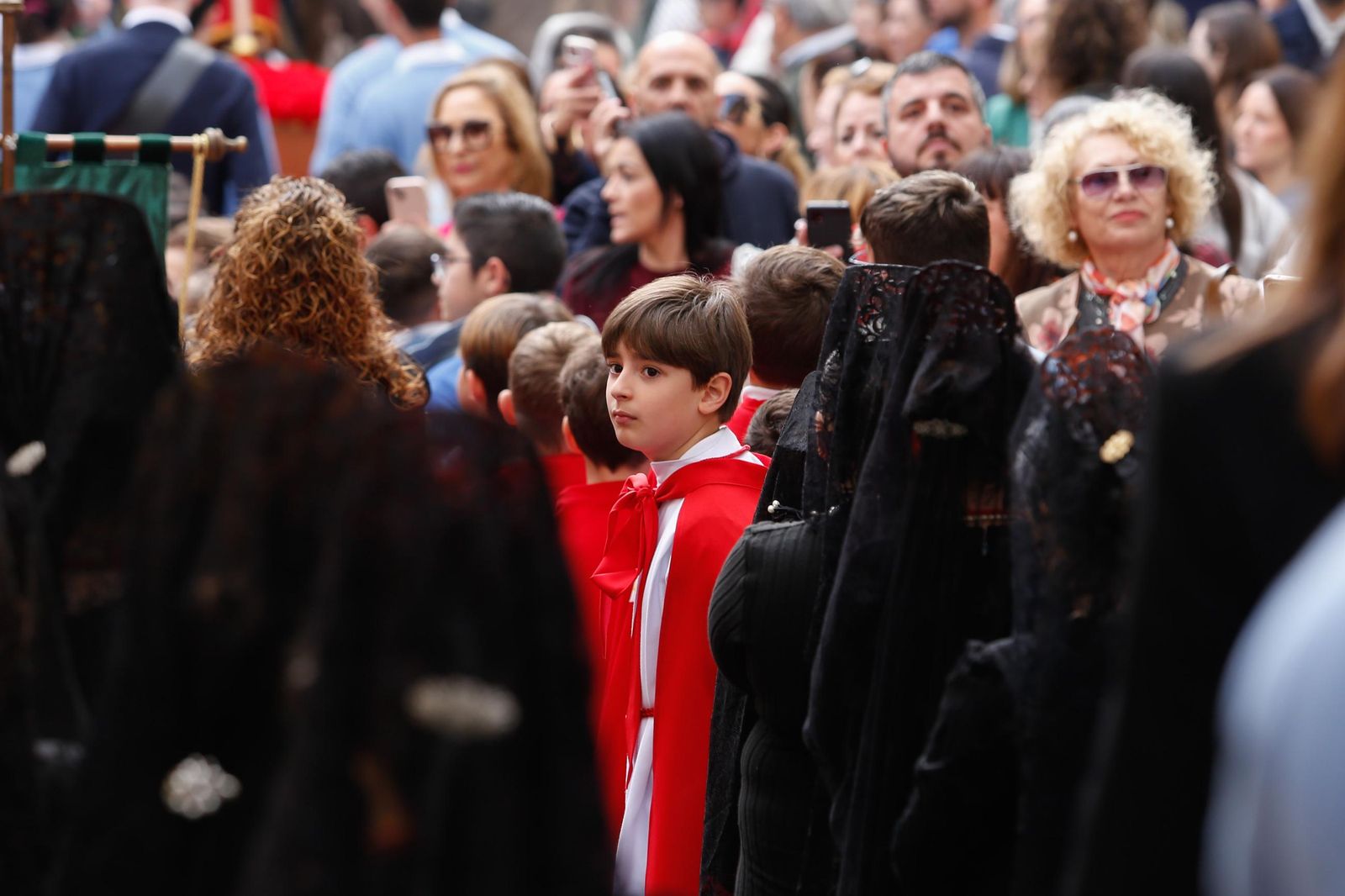 Fotos de la procesión infantil del colegio Nuestra Señora de los Milagros de Algeciras