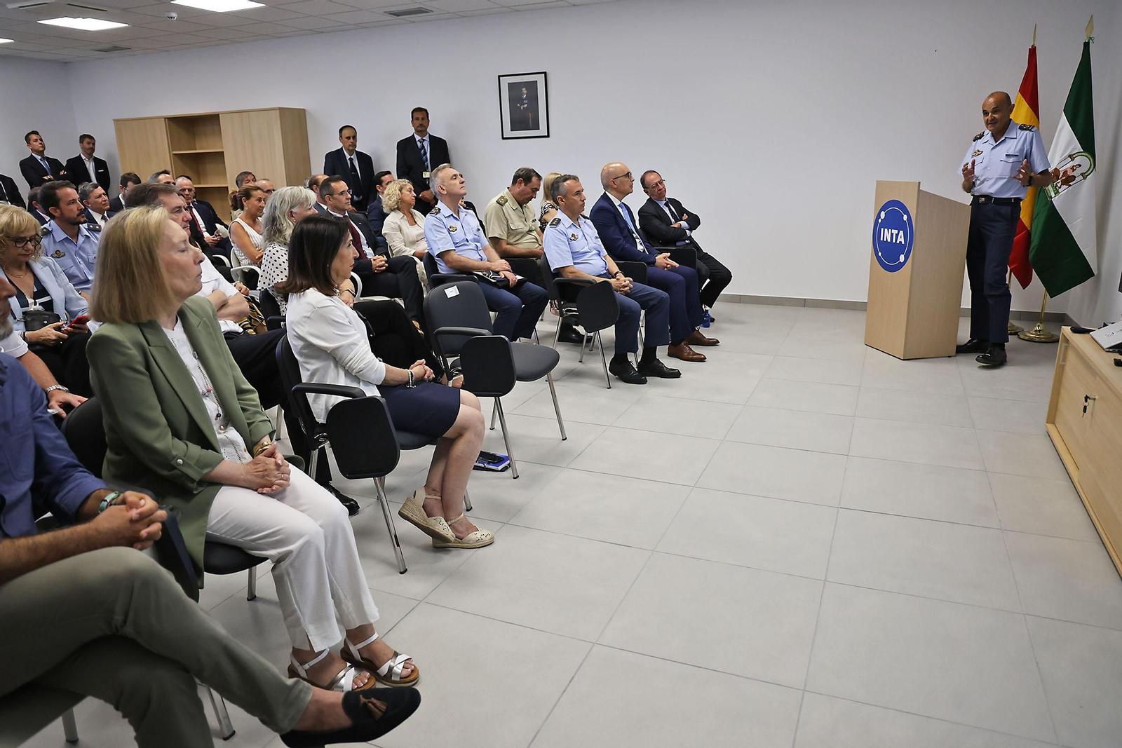 Imágenes de la Visita de la ministra de Defensa, Margarita Robles, a el Centro de Ensayos de Sistemas Aéreos no Tripulados CEUS
