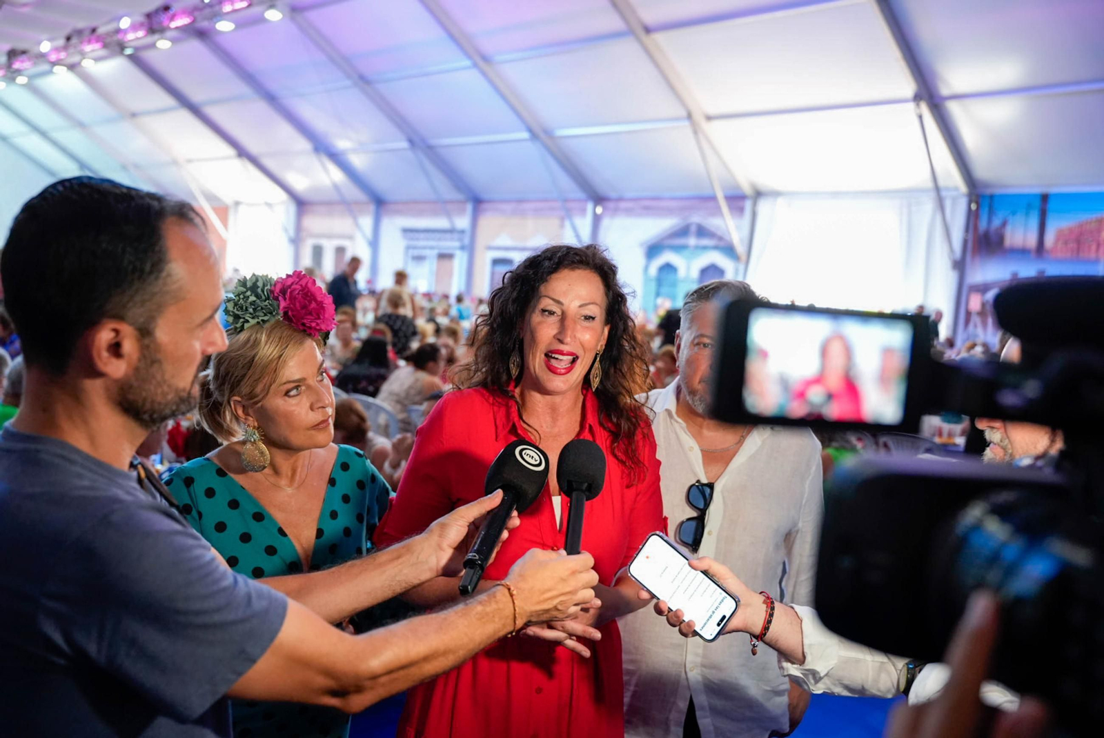 Las fotos de la comida de homenaje a la mujer en la Feria de Almería
