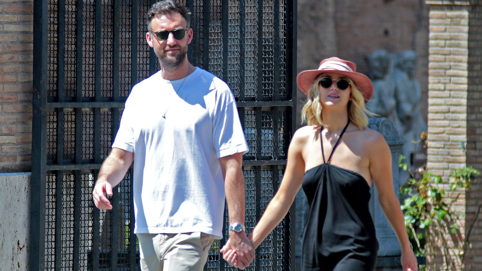 Jennifer Lawrence paseando por Nueva York con su novio.