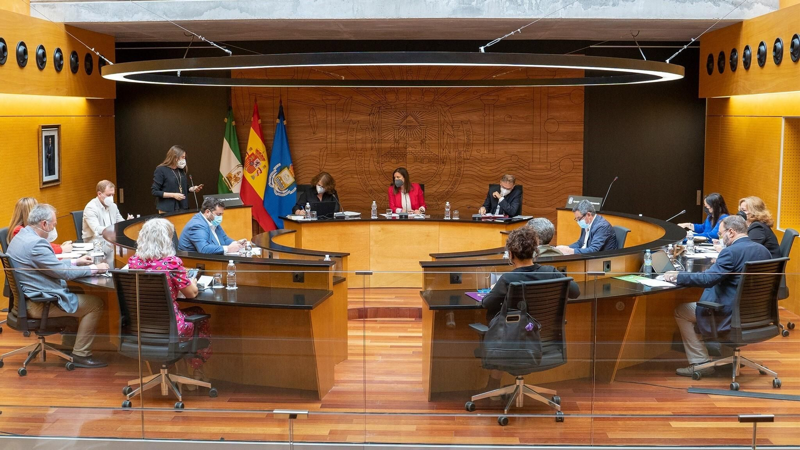 La Corporación Municipal reunida en un pleno, en una imagen de archivo.