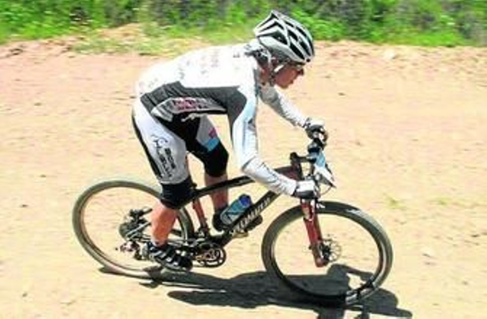 En la imagen, uno de los onubenses, en plena competición.