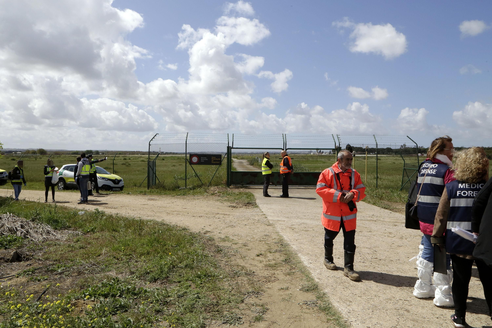 Simulacro de accidente aéreo en el aeropuerto de Jerez