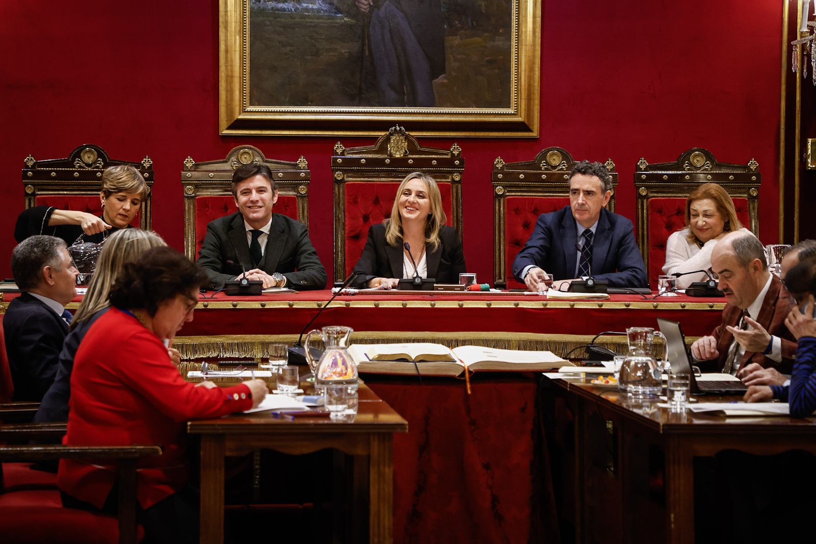 Imagen del pleno de enero del Ayuntamiento de Granada