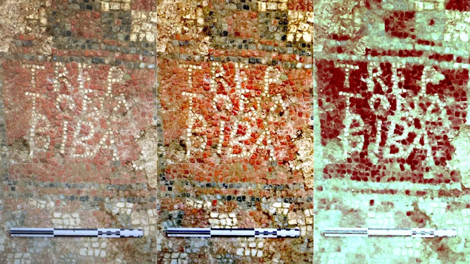 Inscripción Treptona Bibas (aquí vive Treptona).