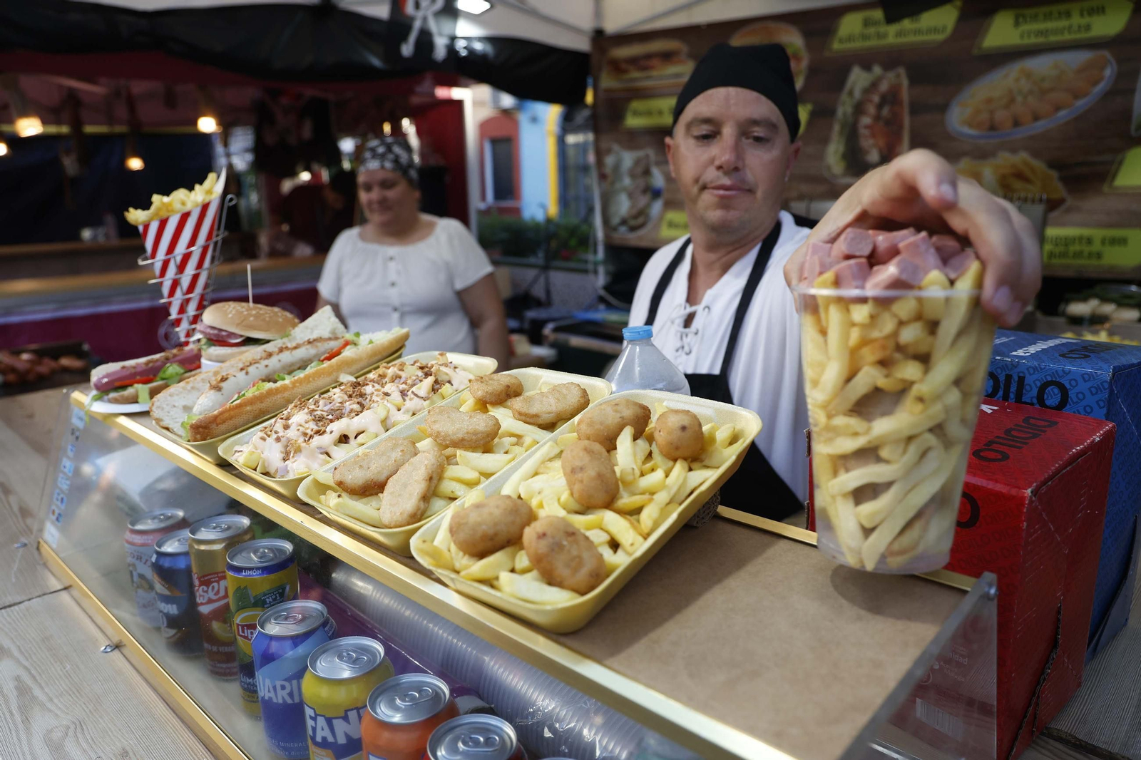 Las fotos del mercadillo pirata en La Línea