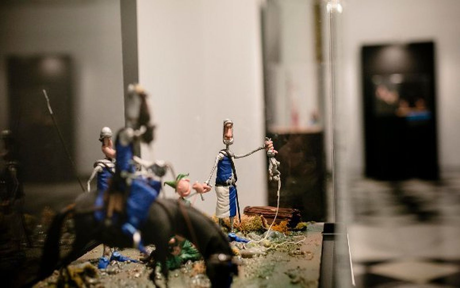 La historia de la humanidad construida en plastilina, en el Palacio Provincial