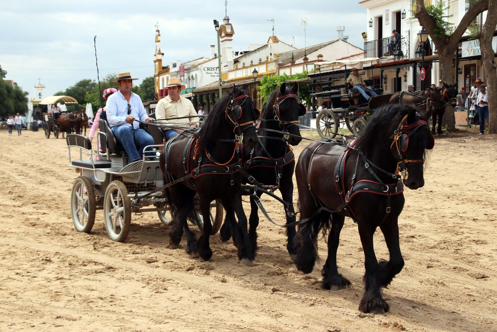Así se vive la romería en las casas de la aldea