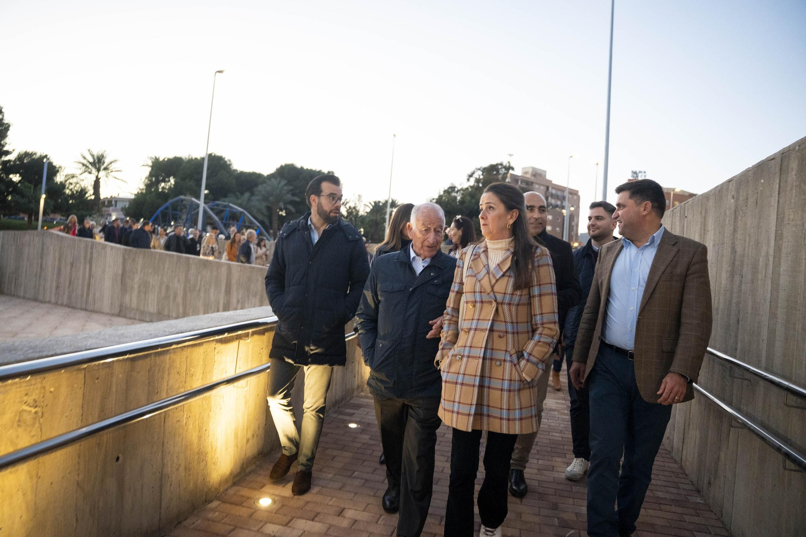 Las imágenes de la inauguración de la primera fase de la adecuación de la Rambla San Antonio de Aguadulce