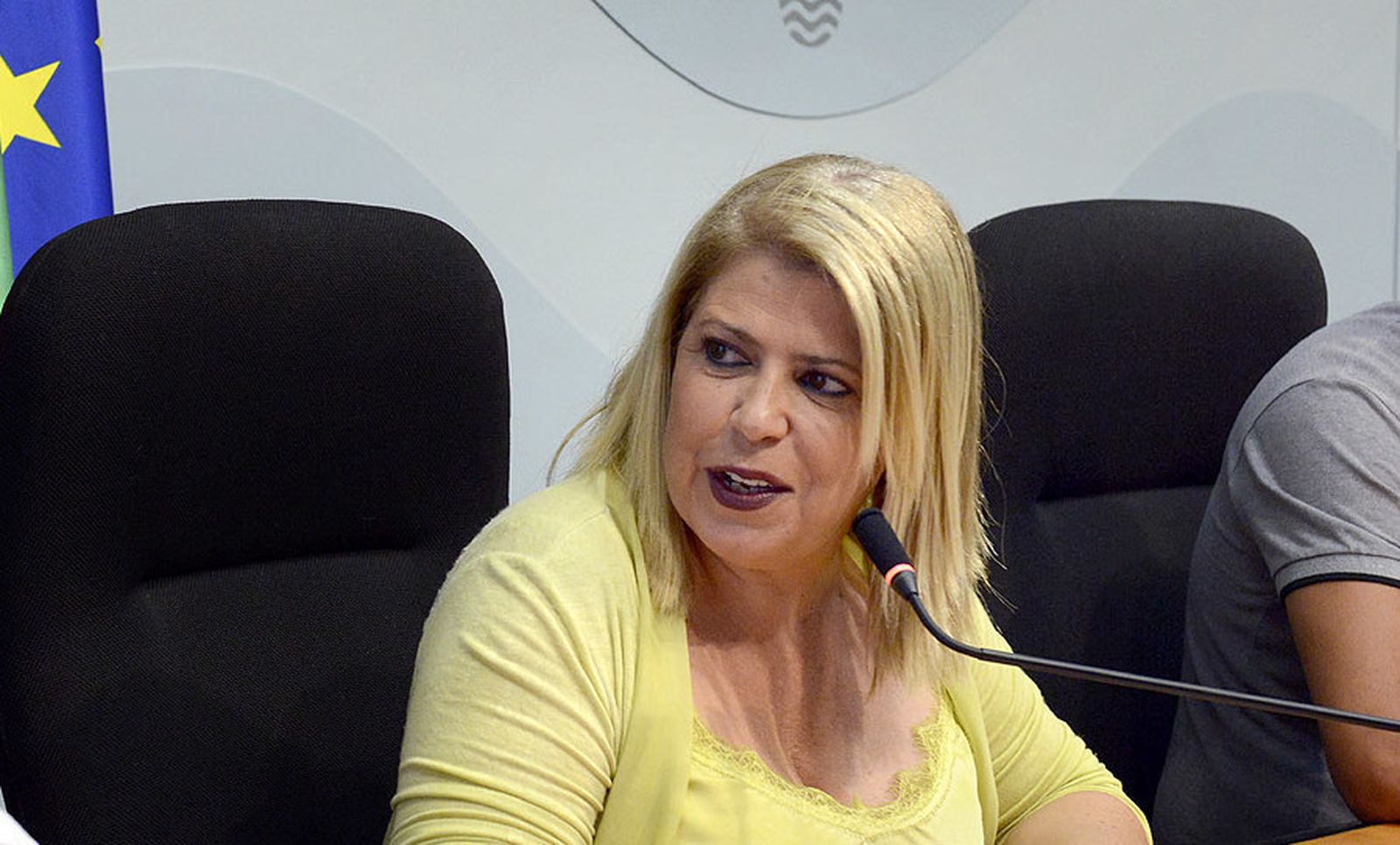 La alcaldesa, Mamen Sánchez, este lunes en el Ayuntamiento.