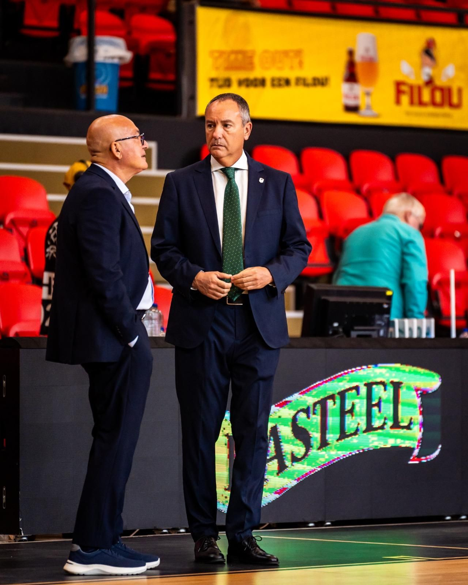 El Oostende-Unicaja, en fotos