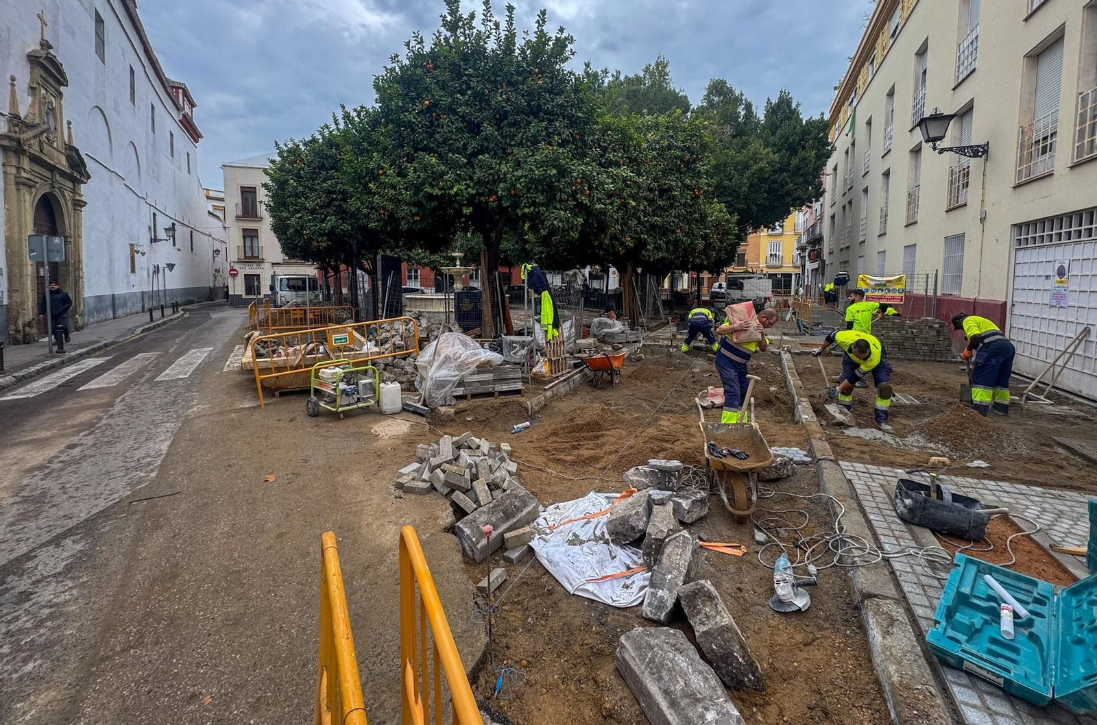 Obras en la Pila del Pato