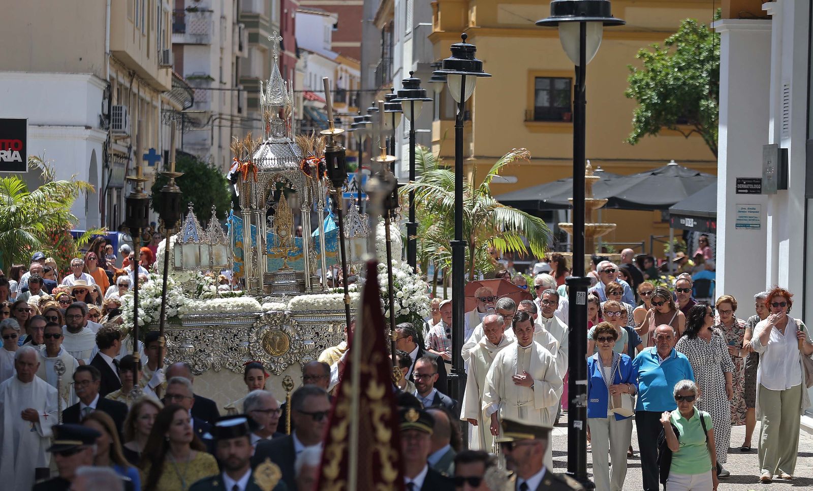 Las imágenes de la  celebración del Corpus Christi en Algeciras