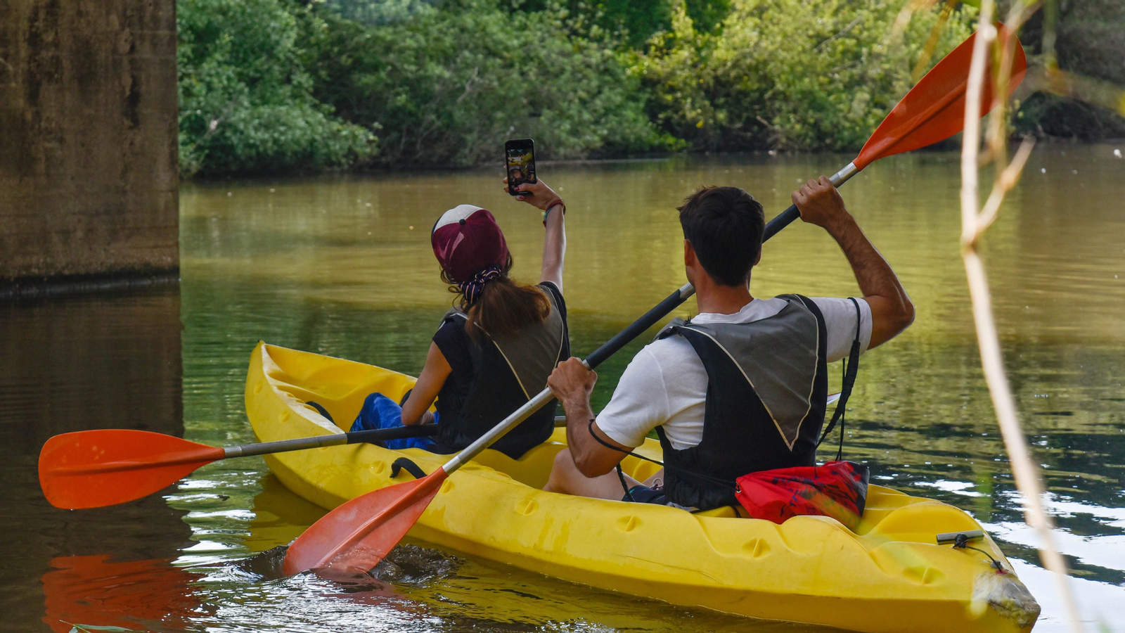 Ruta en kayak por El Palmones