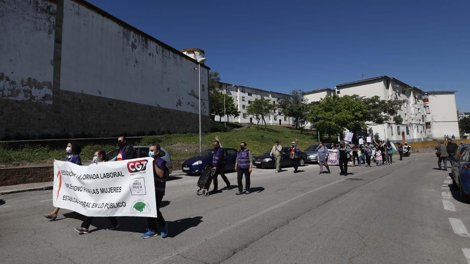 Las foto de la Manifestación del 1 de mayo celebrada por la CGT en Algeciras