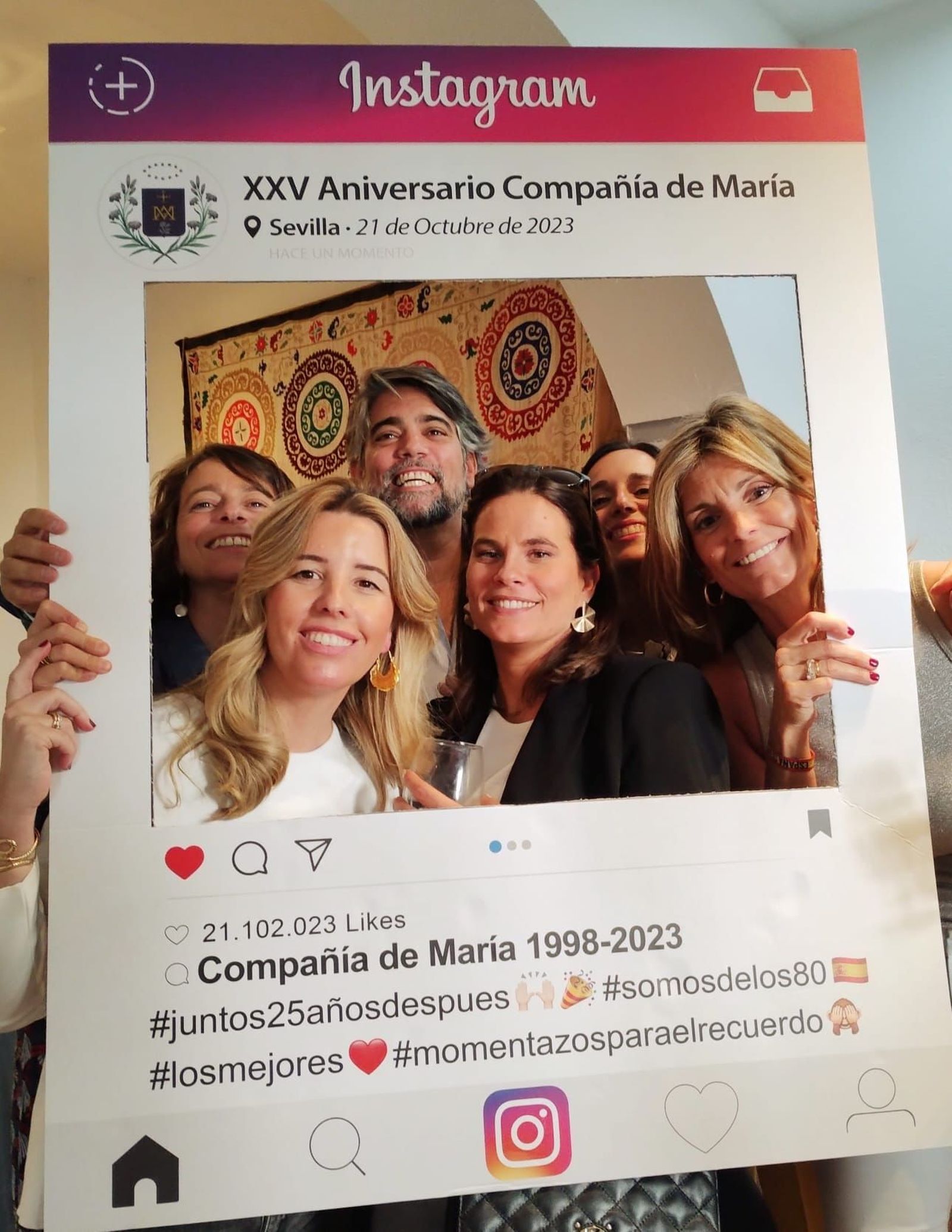 Convivencia de la Promoción del 98/99 del Colegio Compañía de María de Sevilla en su 25 Aniversario