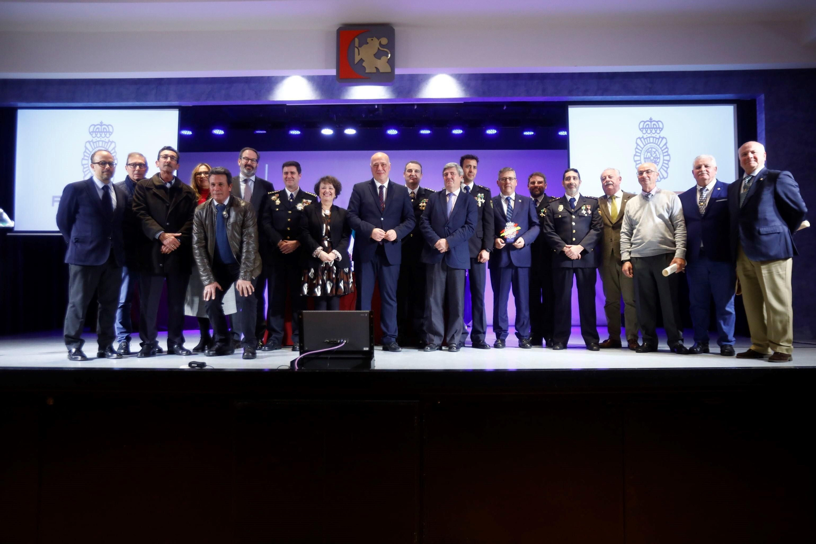 El acto del 199 aniversario de la Policía Nacional en Córdoba.