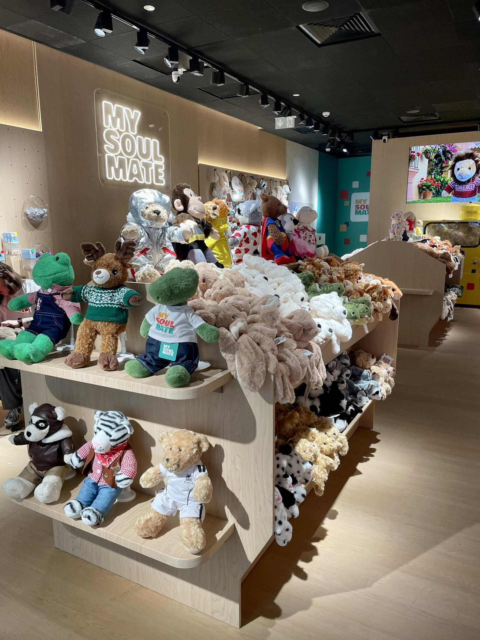 Interior de la tienda.