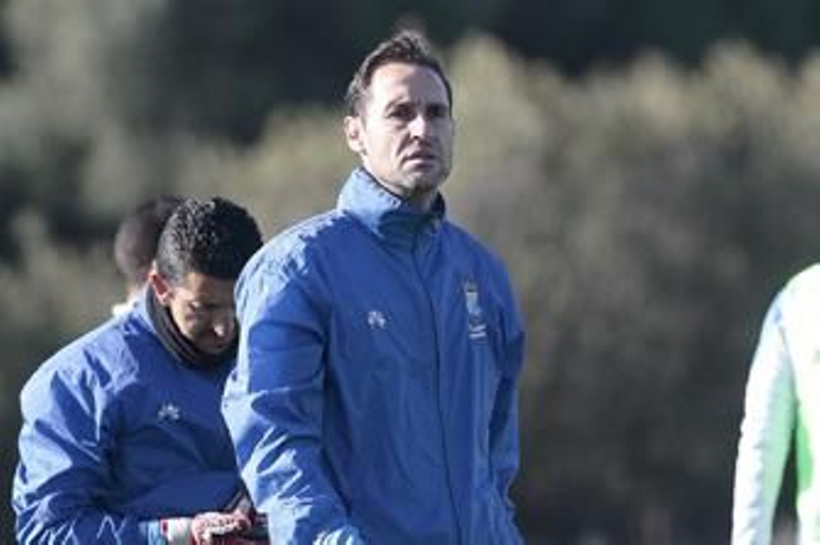 El técnico azulino, Vicente Moreno. /Vanesa Lobo