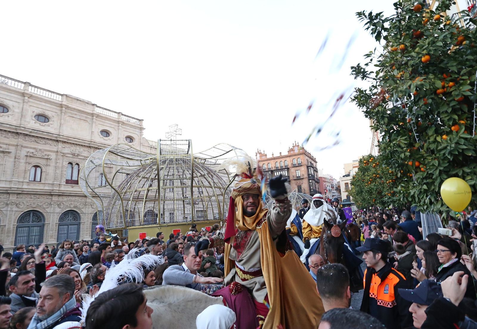 El cortejo del Heraldo, en imágenes