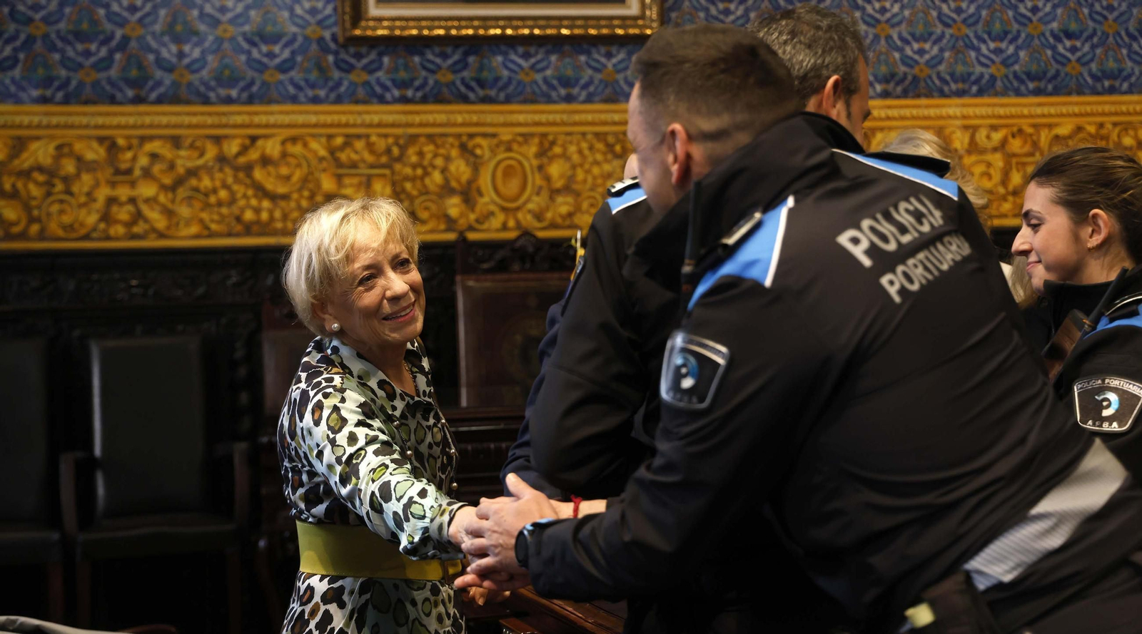 Las fotos del homenaje en Algeciras al inspector jefe de la Policía Nacional Francisco González Suárez