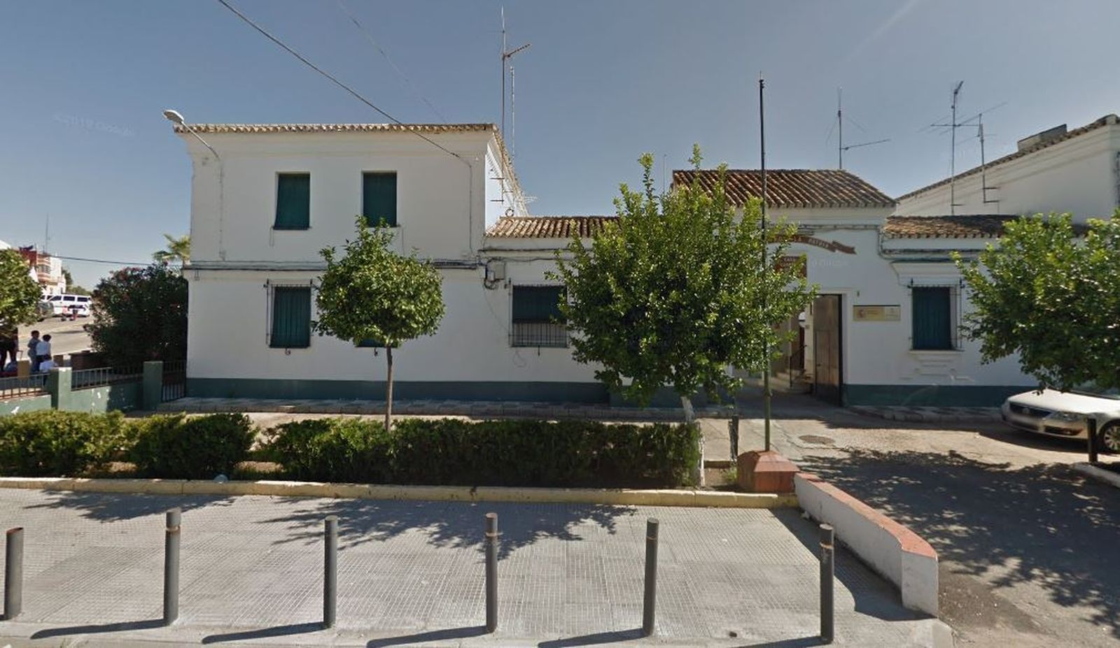 El puesto de la Guardia Civil en Cantillana.