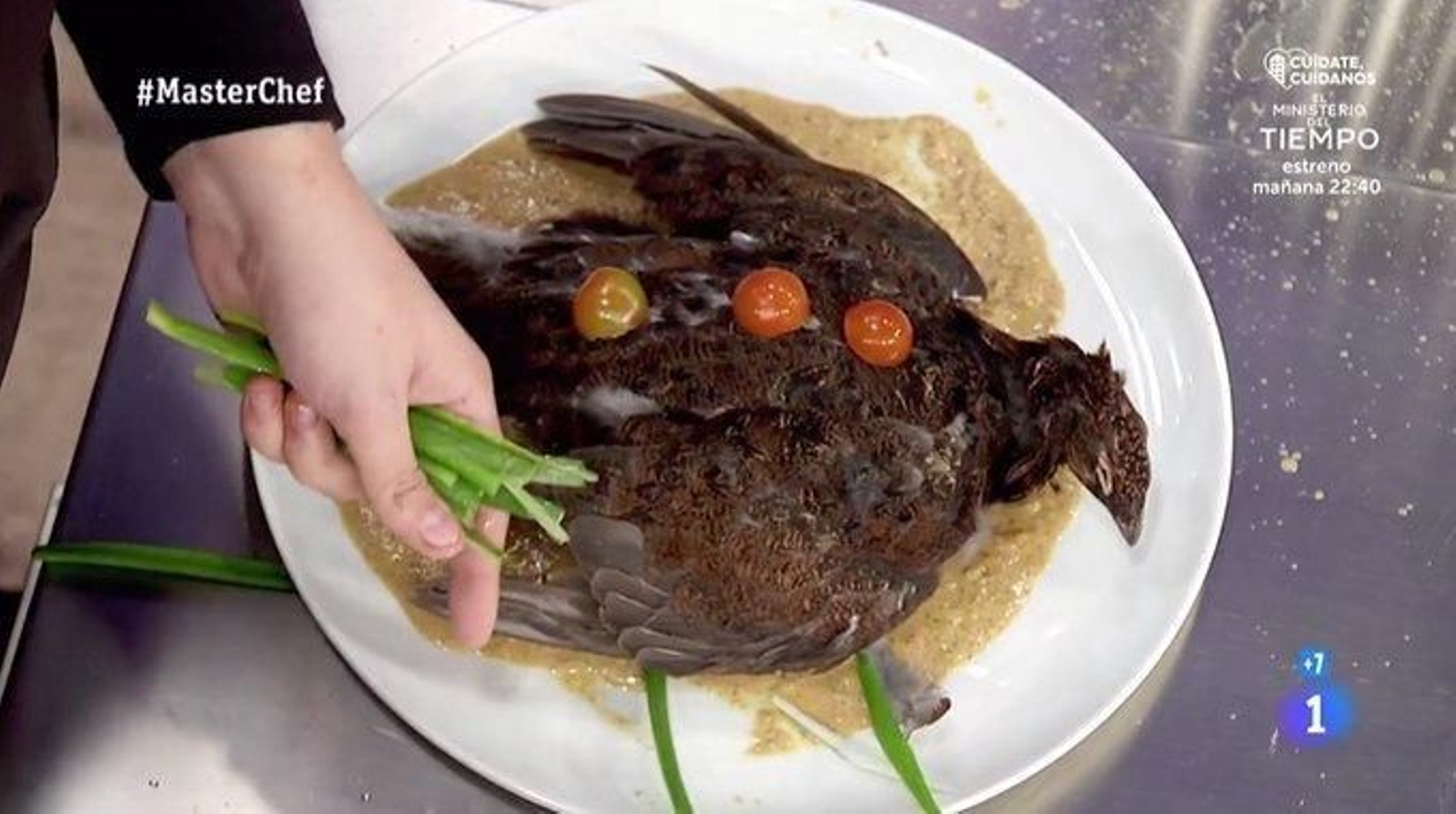 La perdiz cruda de Saray en 'Masterchef'
