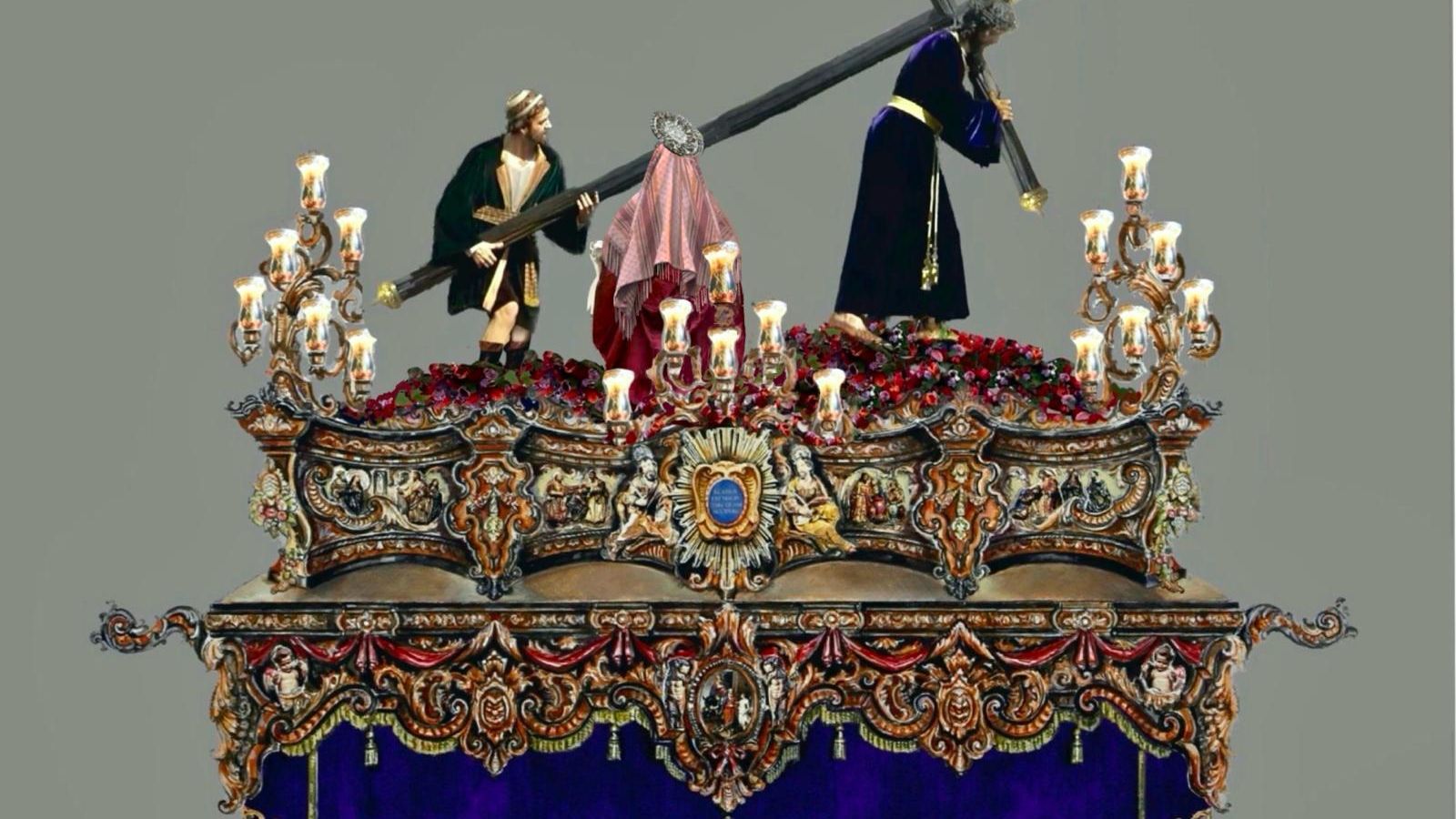 Así quedaría la Verónica en el futuro paso procesional