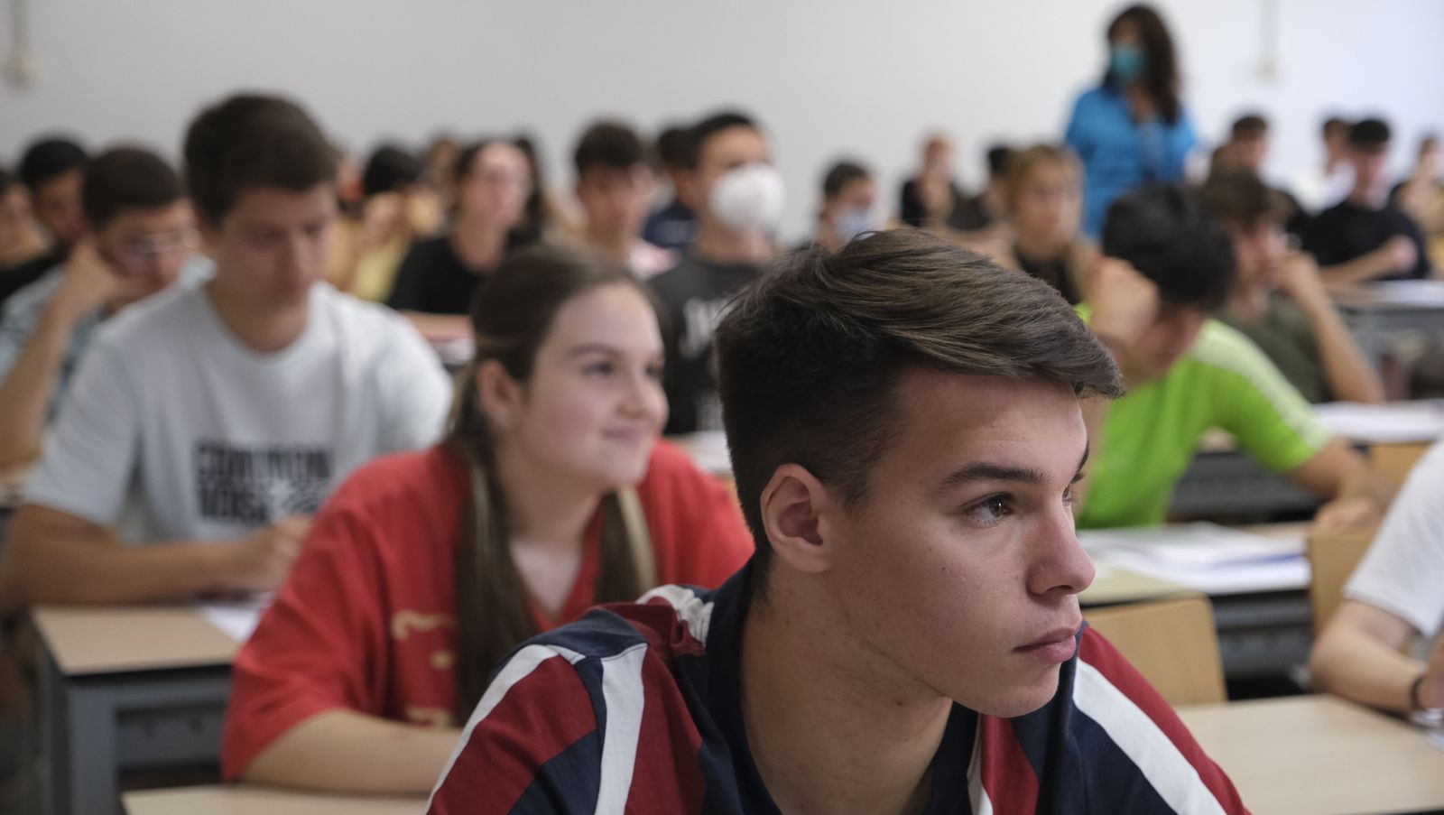 Imágenes de las pruebas de acceso de la PEvAU en la Universidad de Almería