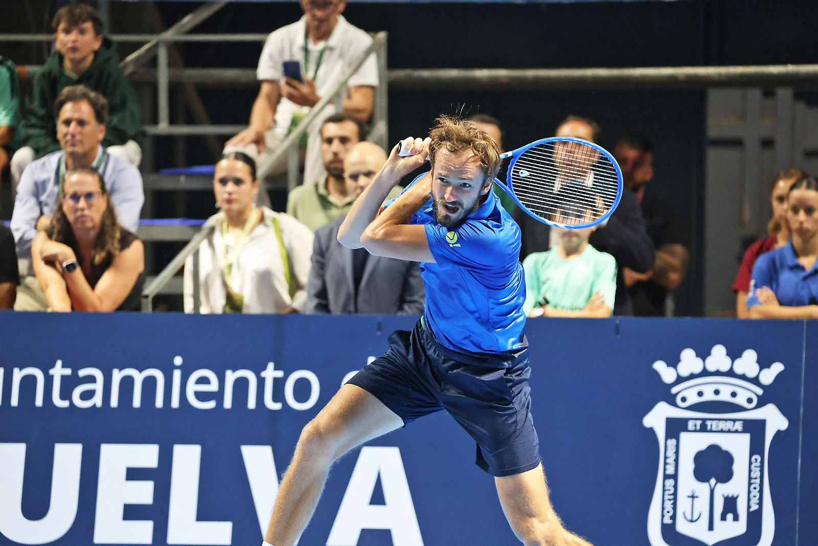 Imágenes de la final masculina de la Copa del Rey de tenis entre Daniil Medvedev y Alejandro Davidovich