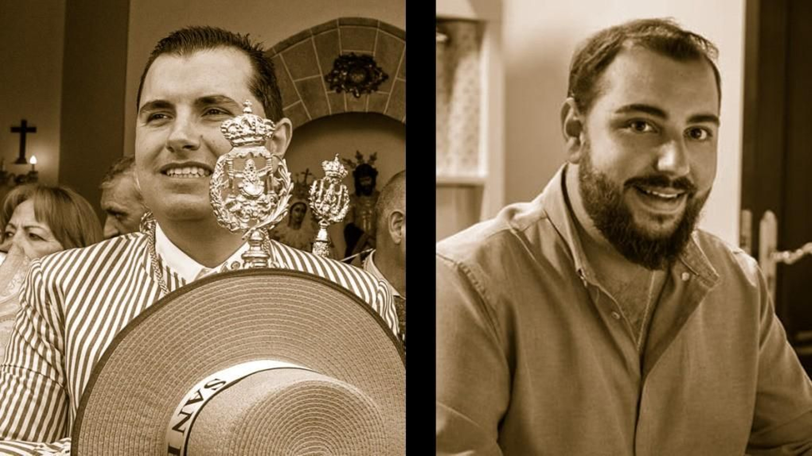 Moisés Posada López y Jaime J. Sánchez García, pregonero y autor del cartel de las Glorias 2026 en San Fernando