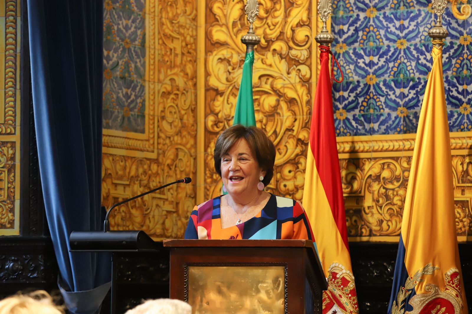 Imágenes del homenaje a Concepción Villaescusa y Cristina Orozco en Algeciras por el 8-M