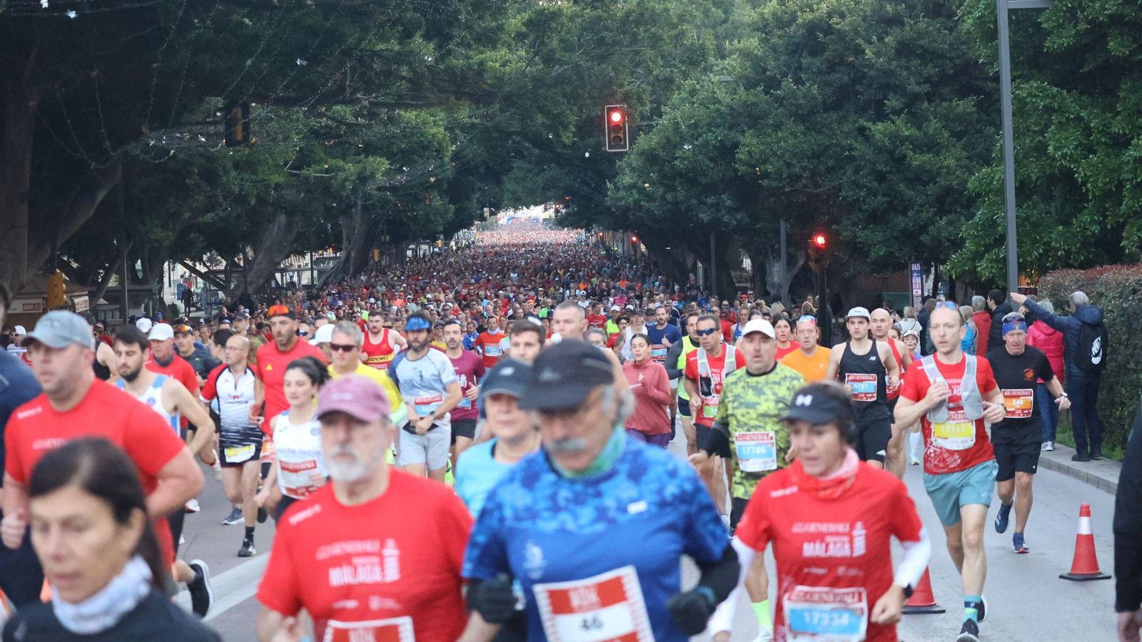Las mejores fotos de la Maratón de Málaga 2024
