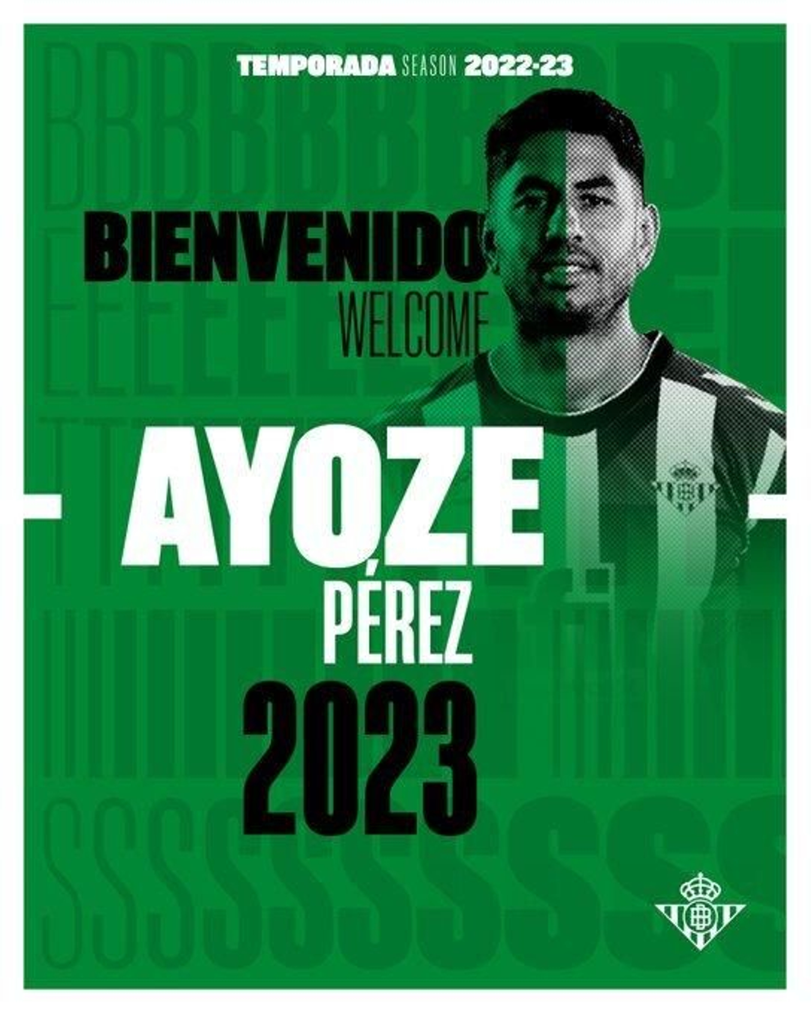 El Betis anuncia la llegada de Ayoze.