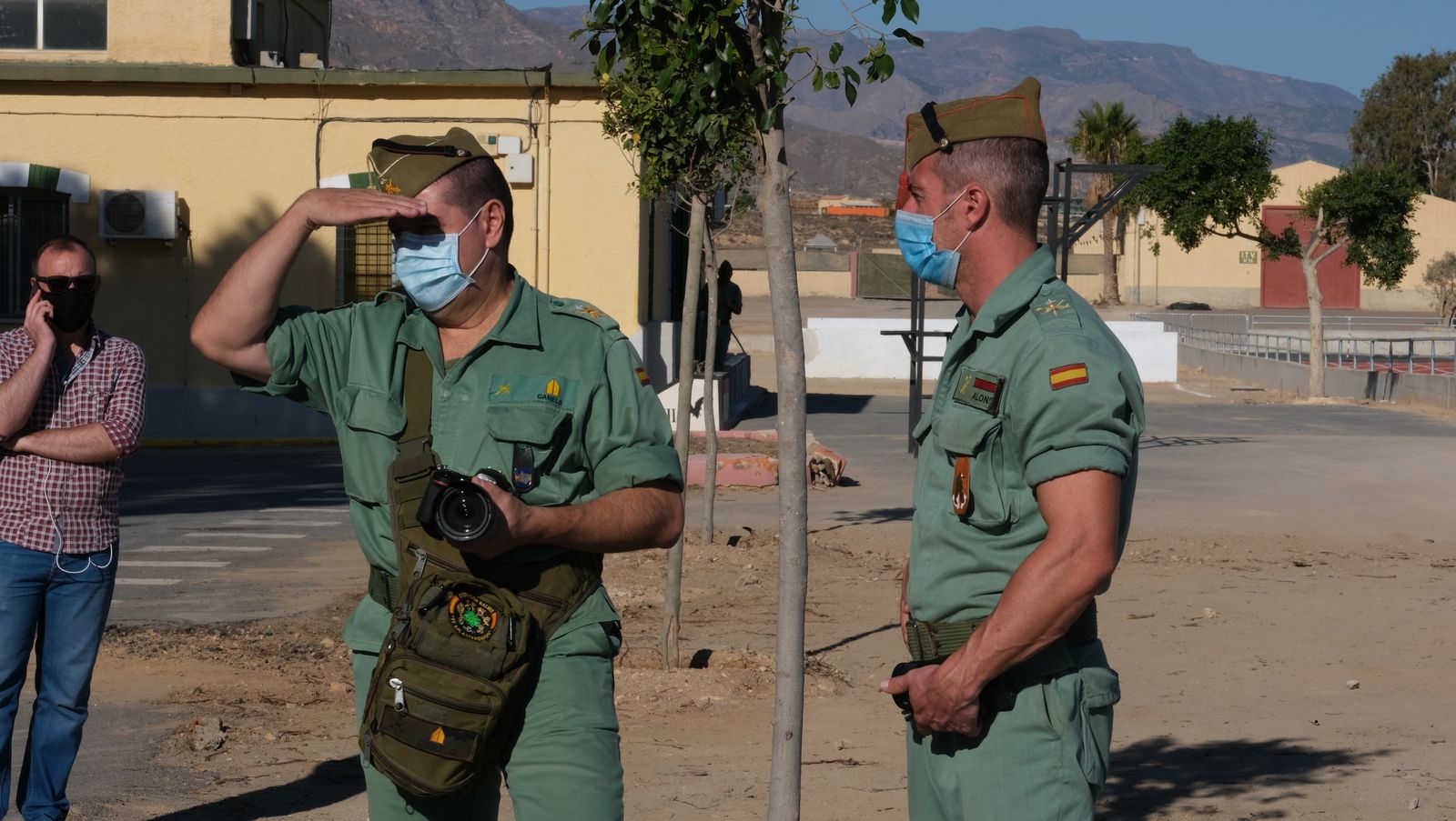 Fotogalería inauguración pista de atletismo y campo de rugby en la Base Militar Álvarez de Sotomayor