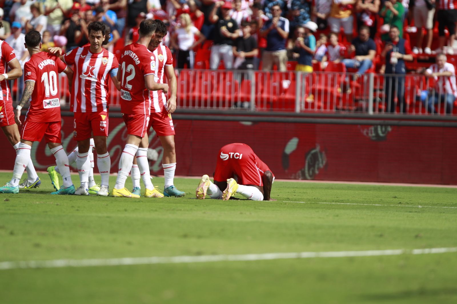 Imágenes de la U.D. Almería-Rayo Vallecano