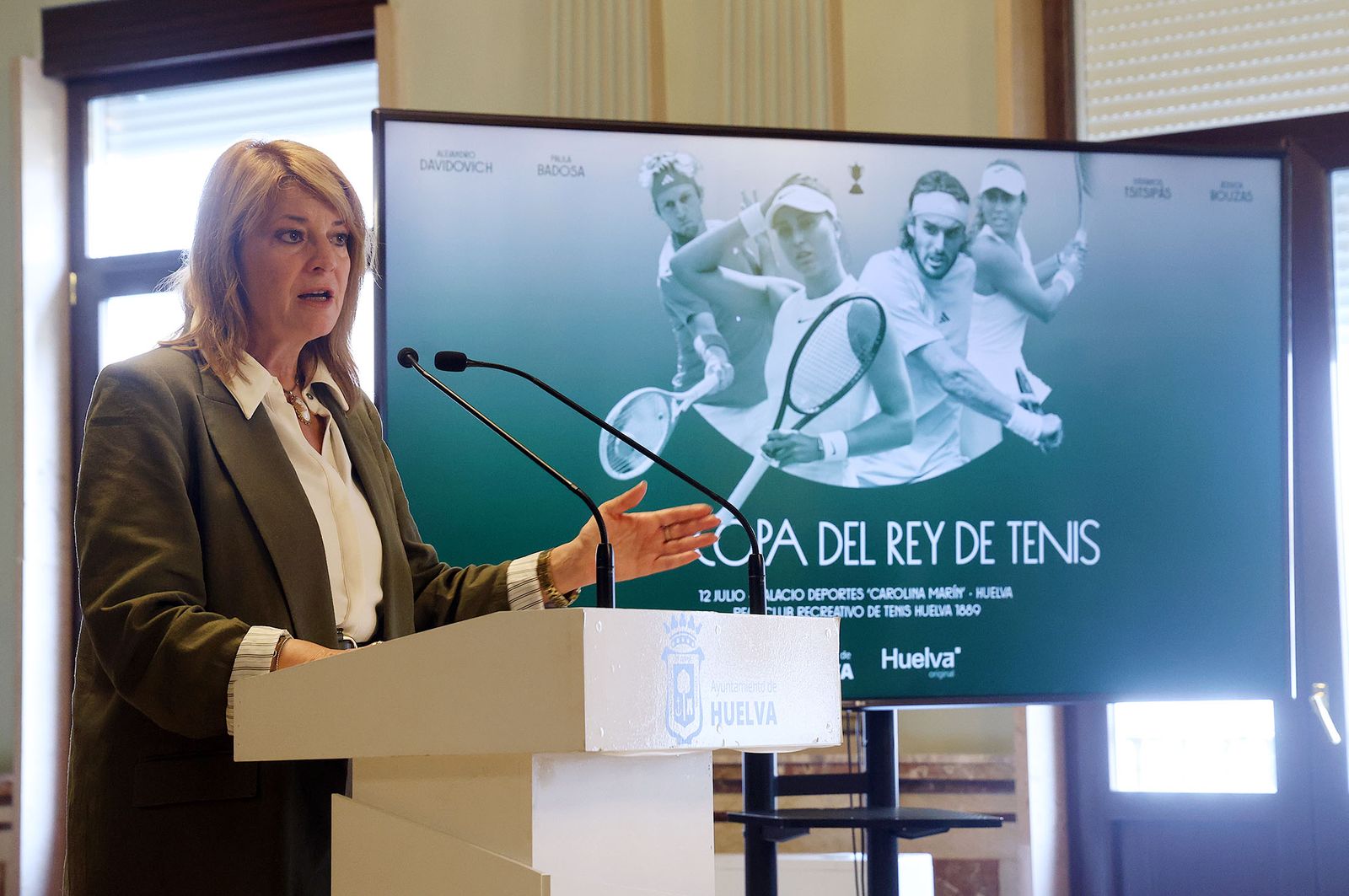 Imágenes de la presentación del cartel de la edición 100 de la Copa del Rey de Tenis